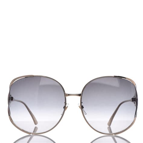 gucci urban pop nylon round frame sunglasses|gucci women's oversize round sunglasses.